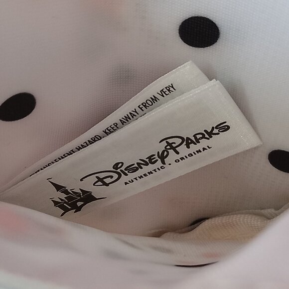 Minnie Mouse Disneyland Parks Coin Purse/Makeup Bag with Wristlet Handle - Picture 3 of 5